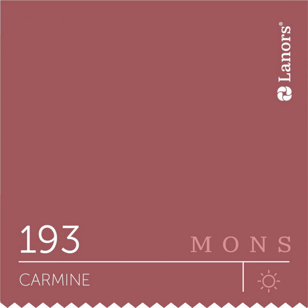 Краска Lanors Mons «Carmine» (Кармин), 193